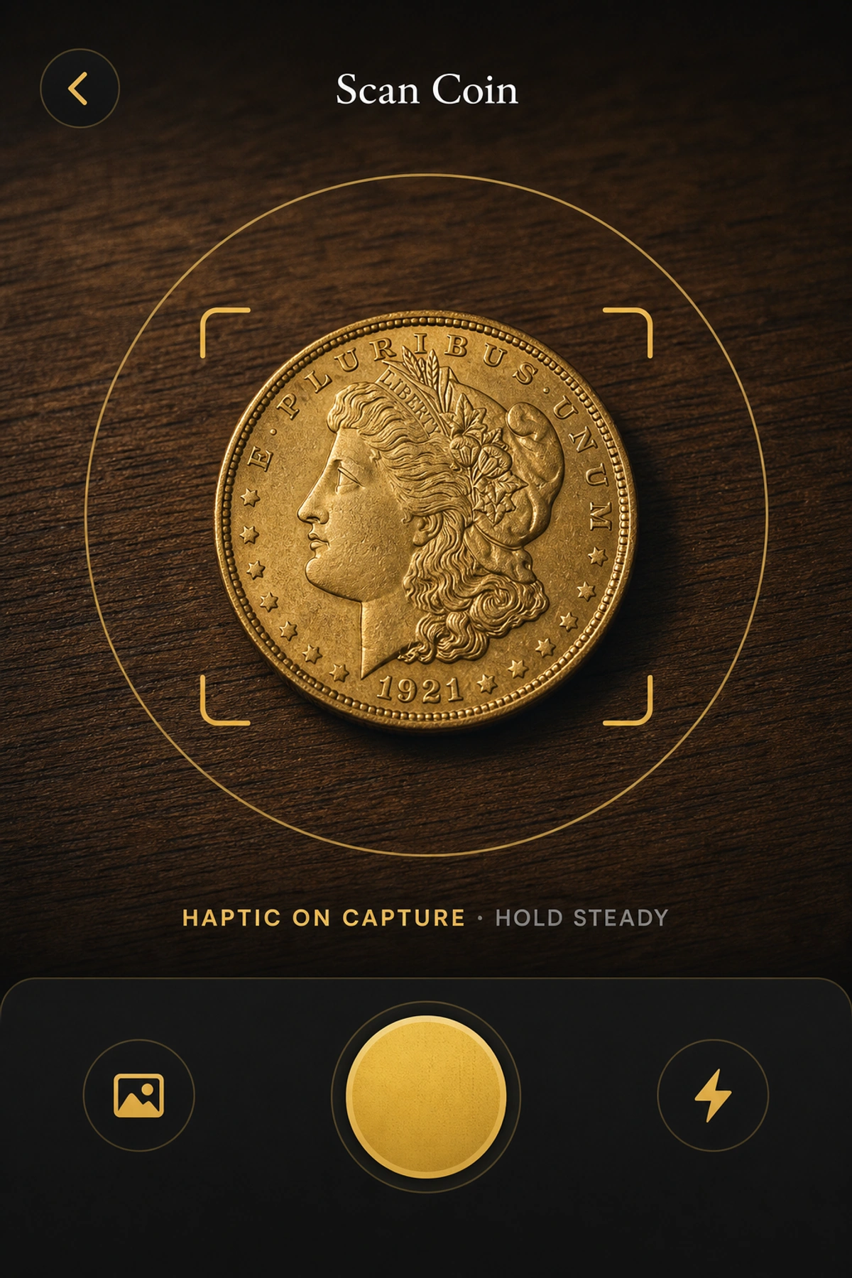 Coin Detective camera scanner